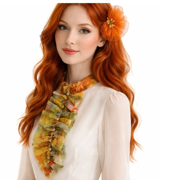 ⭐️ Host Pick⭐️ X2  Vintage |  Rare Time Fashions 1970s' Floral Maxi Dress - Picture 3 of 15